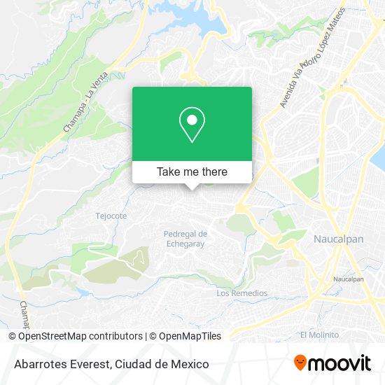 Abarrotes Everest map