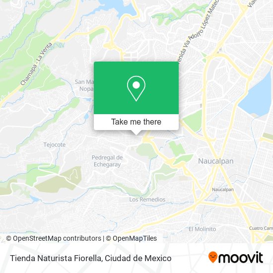 Mapa de Tienda Naturista Fiorella