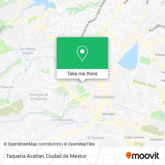 Taqueria Acatlan map