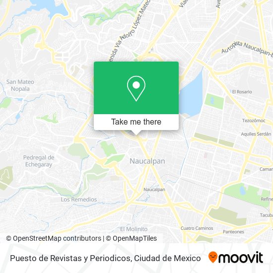 Puesto de Revistas y Periodicos map