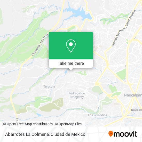 Abarrotes La Colmena map