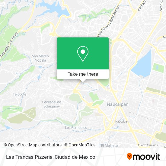 Las Trancas Pizzeria map
