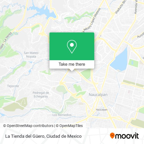 Mapa de La Tienda del Güero