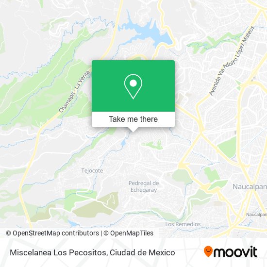 Miscelanea Los Pecositos map