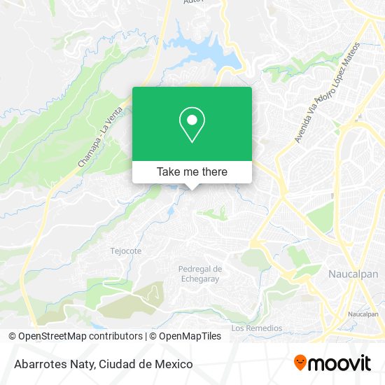 Abarrotes Naty map