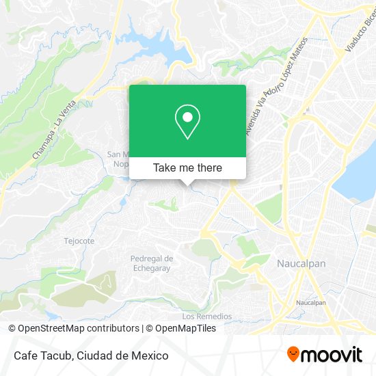 Cafe Tacub map