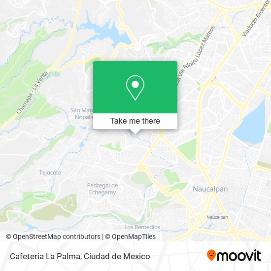 Cafeteria La Palma map