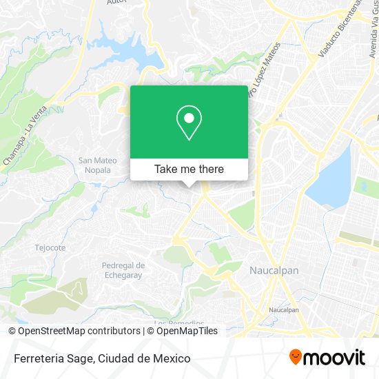 Mapa de Ferreteria Sage