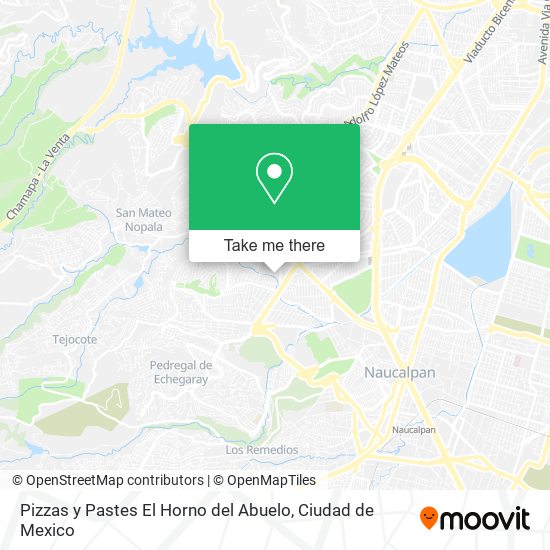 Pizzas y Pastes El Horno del Abuelo map