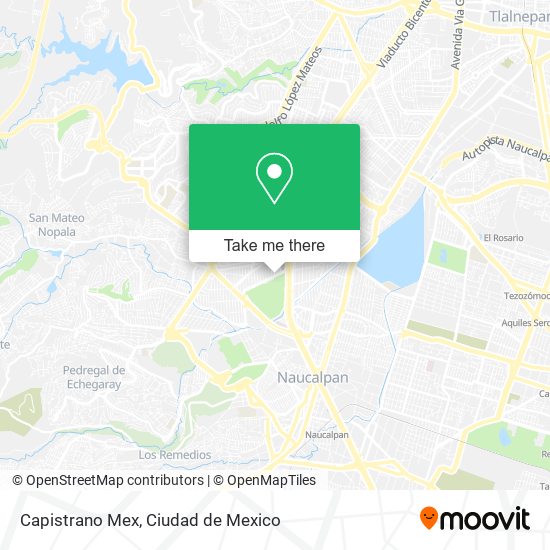 Capistrano Mex map