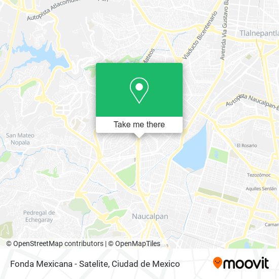 Fonda Mexicana - Satelite map