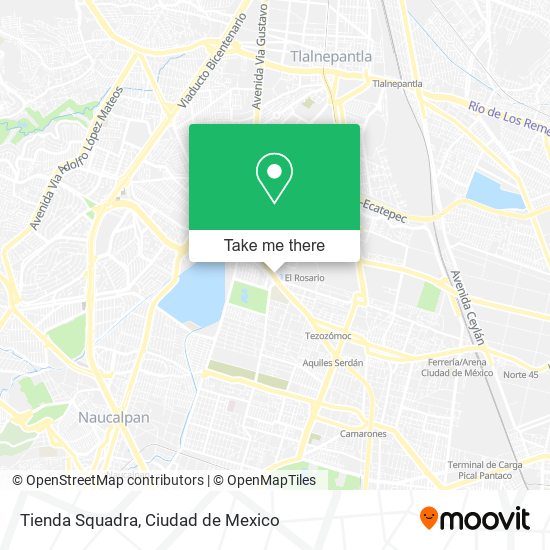 Mapa de Tienda Squadra