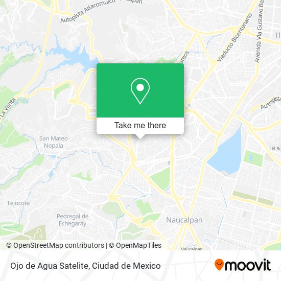 Ojo de Agua Satelite map