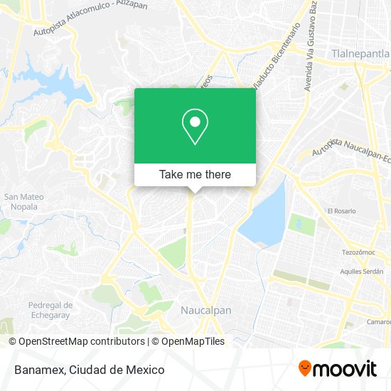 Banamex map