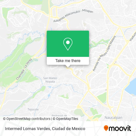 Mapa de Intermed Lomas Verdes