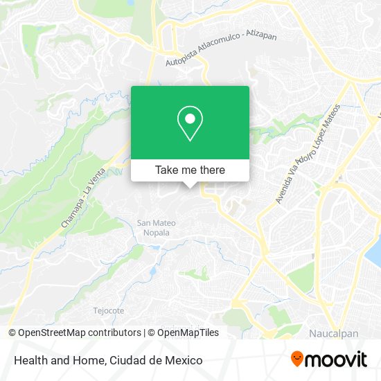 Health and Home map