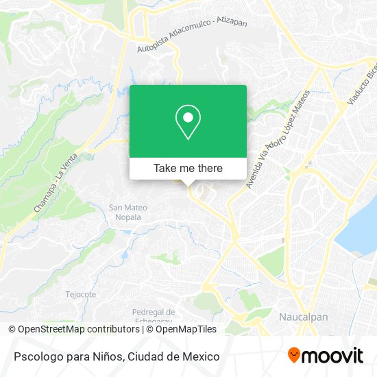 Pscologo para Niños map