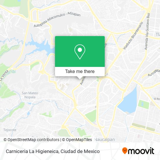 Mapa de Carniceria La Higieneica