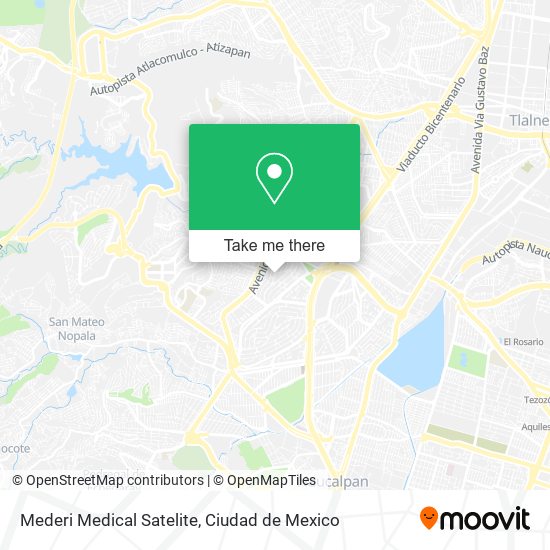 Mapa de Mederi Medical Satelite