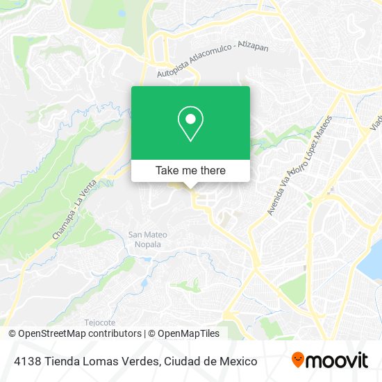 4138 Tienda Lomas Verdes map