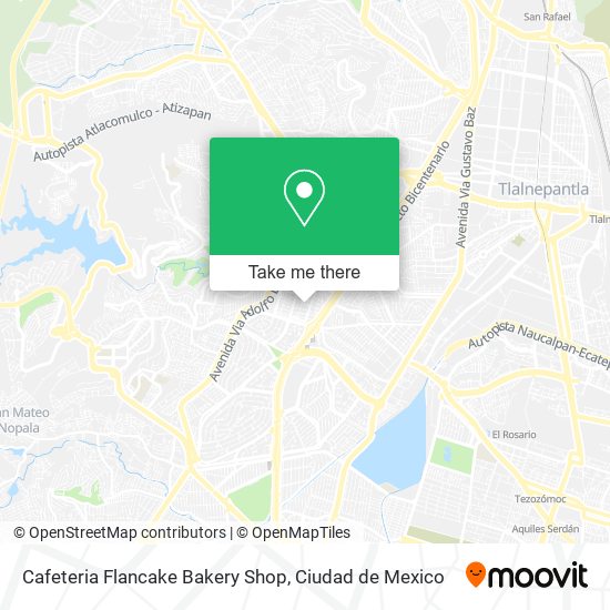 Mapa de Cafeteria Flancake Bakery Shop