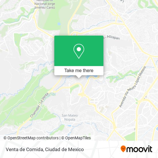 Mapa de Venta de Comida