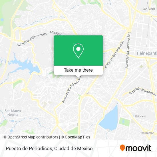 Puesto de Periodicos map