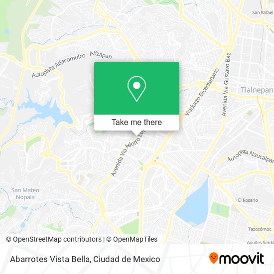 Mapa de Abarrotes Vista Bella
