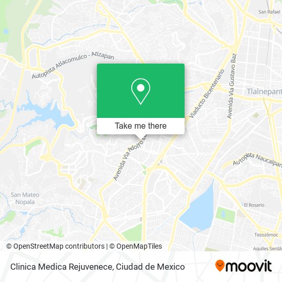 Clinica Medica Rejuvenece map