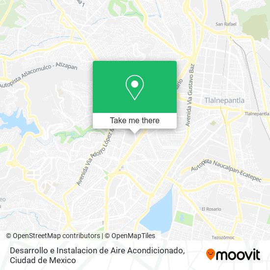 Desarrollo e Instalacion de Aire Acondicionado map