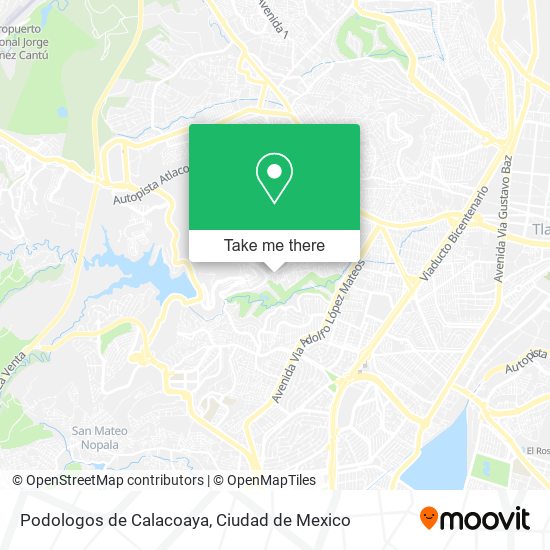 Mapa de Podologos de Calacoaya