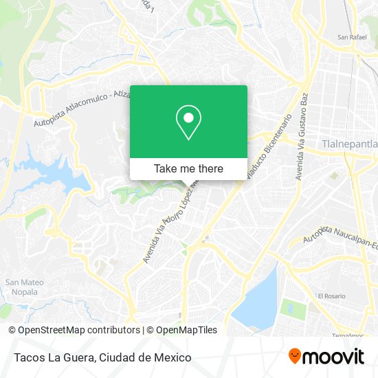 Tacos La Guera map
