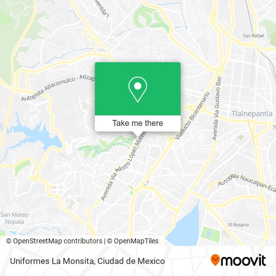 Uniformes La Monsita map