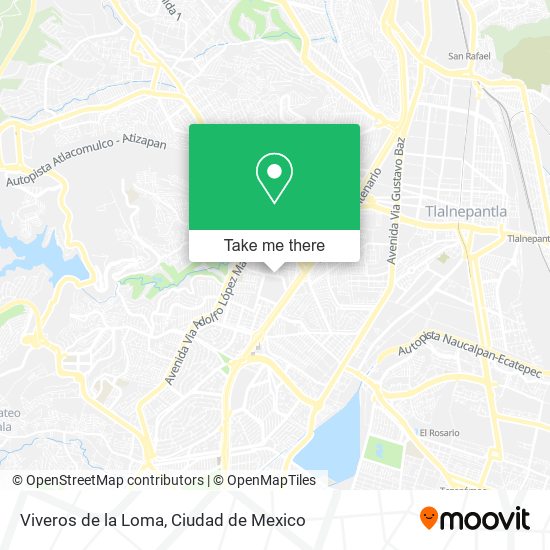 Viveros de la Loma map