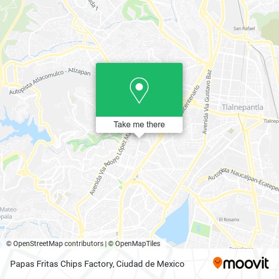 Papas Fritas Chips Factory map