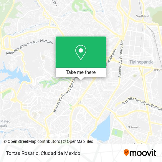 Tortas Rosario map