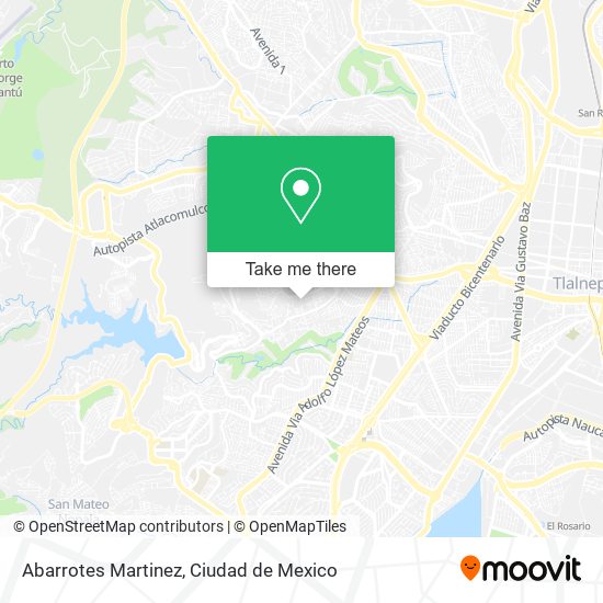 Mapa de Abarrotes Martinez