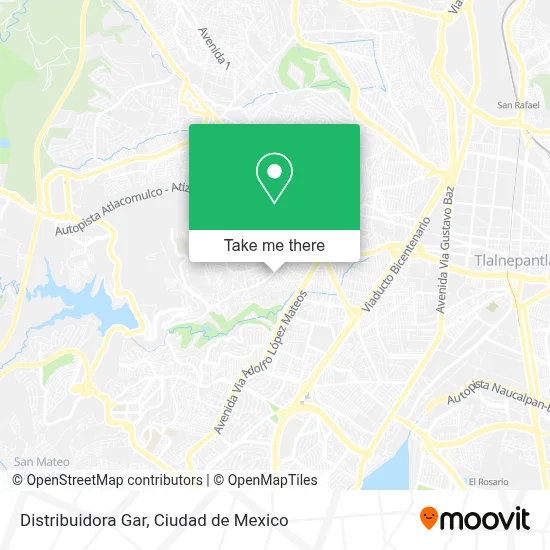 Distribuidora Gar map