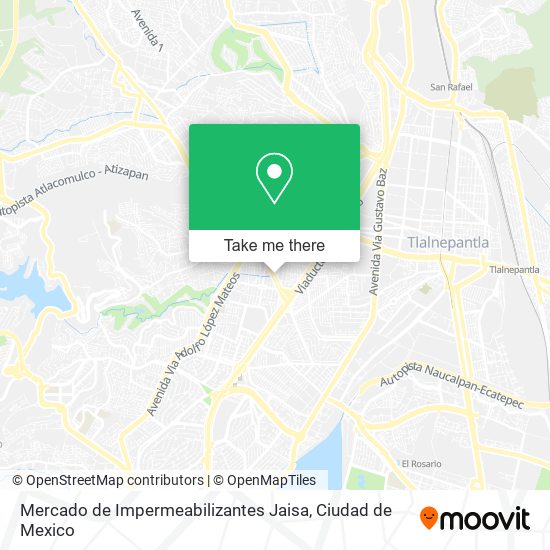 Mercado de Impermeabilizantes Jaisa map