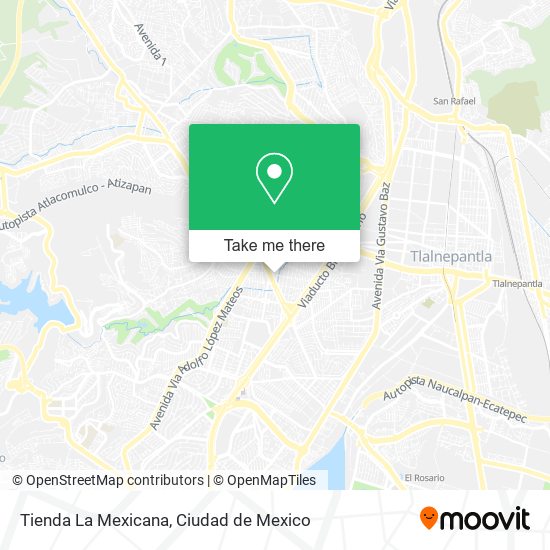 Mapa de Tienda La Mexicana