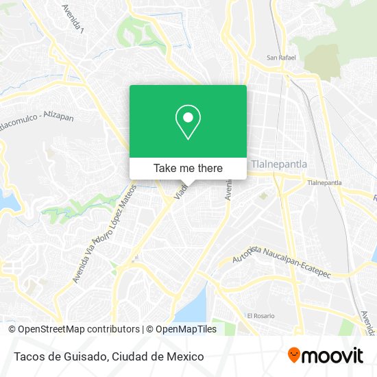 Mapa de Tacos de Guisado