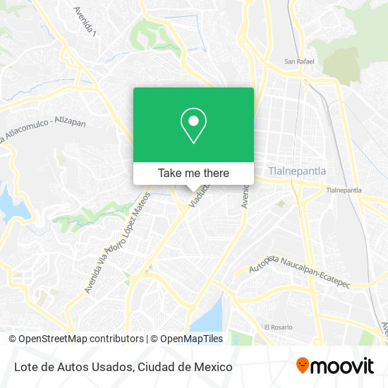 Lote de Autos Usados map