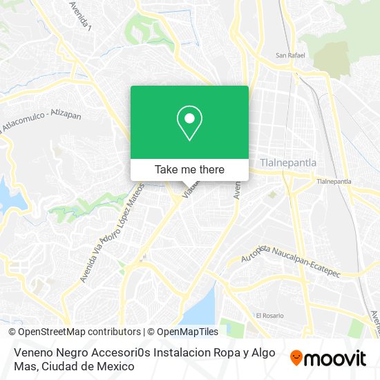 Veneno Negro Accesori0s Instalacion Ropa y Algo Mas map