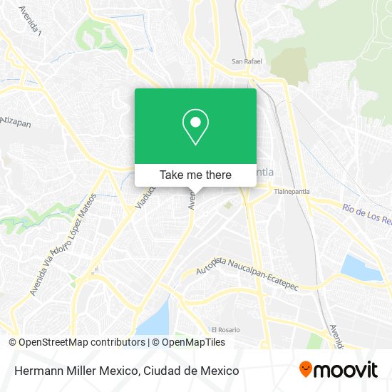 Hermann Miller Mexico map