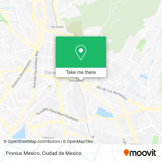 Mapa de Fronius Mexico
