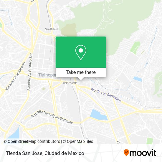 Mapa de Tienda San Jose