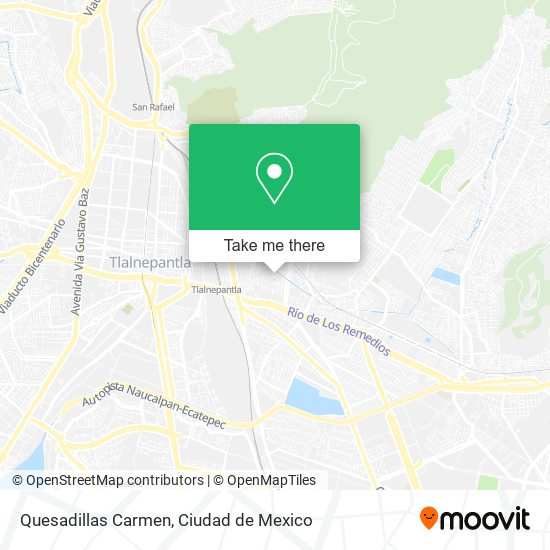 Quesadillas Carmen map