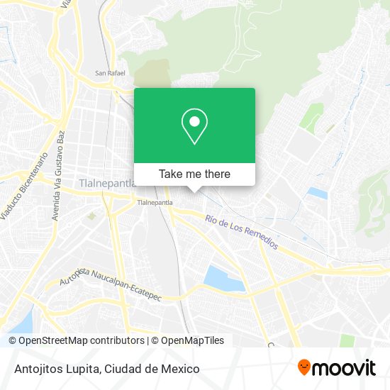 Antojitos Lupita map