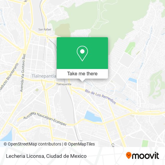 Mapa de Lecheria Liconsa