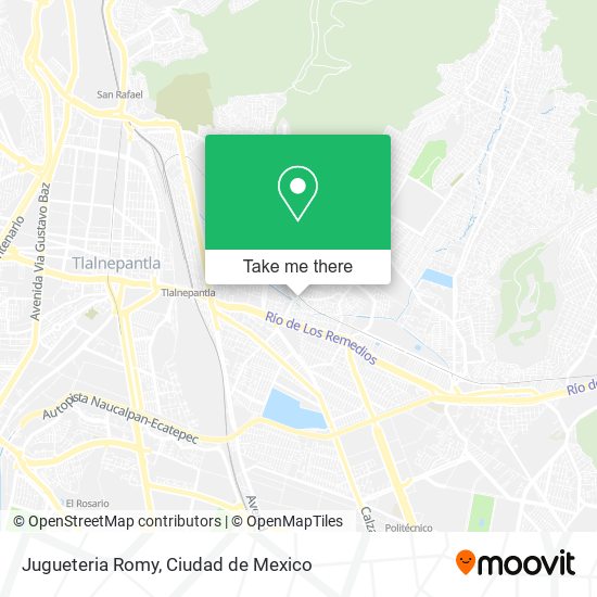 Mapa de Jugueteria Romy